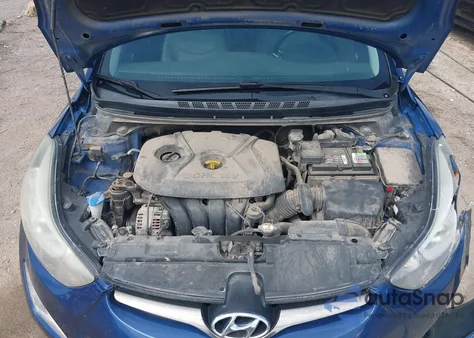 2016 Hyundai Elantra Limited z USA, uszkodzony, nr VIN 5NPDH4AE3GH652622